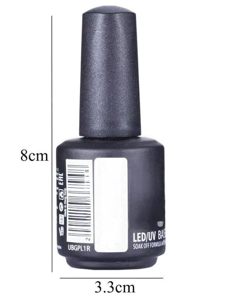 LED -UV BASE GEL RUBBER-Rubber Gel Base Coat for Nails, for Nail Strengthen/Long Lasting Protect Soak Off U V LED Builder Gel For Thin Weak Nails - Image 3