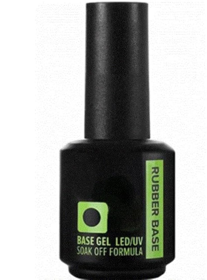 LED -UV BASE GEL RUBBER-Rubber Gel Base Coat for Nails, for Nail Strengthen/Long Lasting Protect Soak Off U V LED Builder Gel For Thin Weak Nails - Image 1