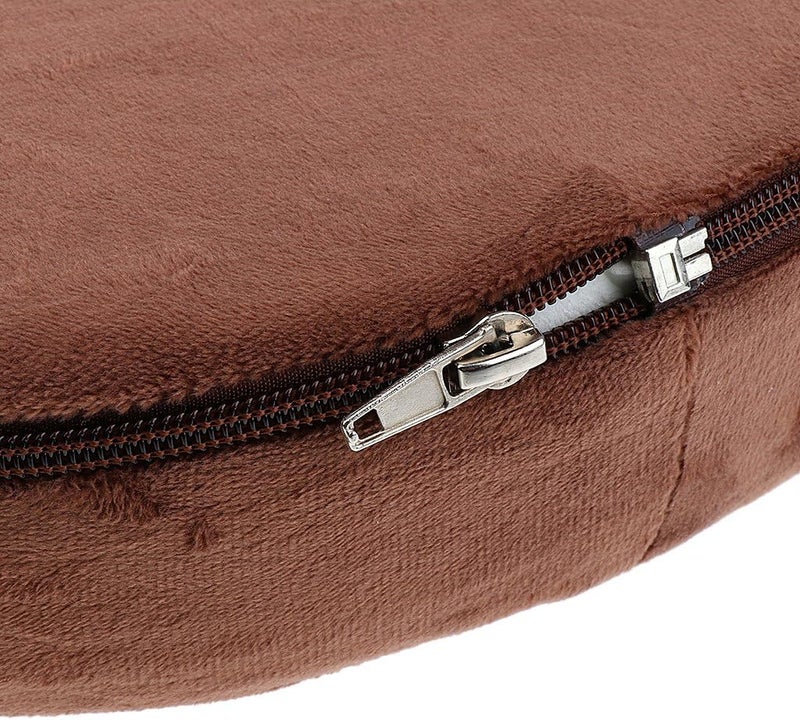 klarako Donut Seat Cushion Pillow Memory Foam Car Office Chair Pad for Orthopedic Tailbone  Coffee - Image 4