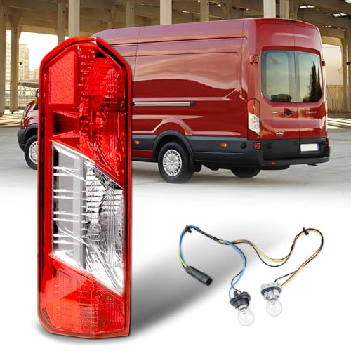 ZSBMP Tail Lights Compatible with Ford Transit 150 250 350 350HD 2015-2025 Rear Lamp With New Bulbs and Harness AssemblyOE: CK4Z13405G, 166-02779L, FO2800242C(Left Driver Side) - Image 1