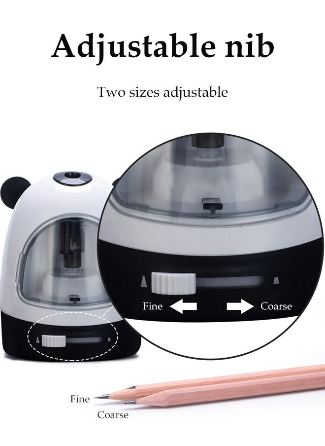 Generic - Electric Pencil Sharpener Fully Automatic Pencil Sharpener with Container Portable Duty Automatic Pencil Sharpeners for Schools, Home, Office, Teacher, Artis - Image 1