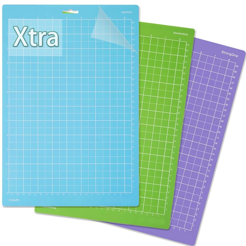LOPASA Cutting Mat for Cricut Joy Xtra 85x12 StandardGrip LightGrip StrongGrip Adhesive Cutting Mats Set Joy Extra Accessories and Supplies3 Variety Sheets - Image 2