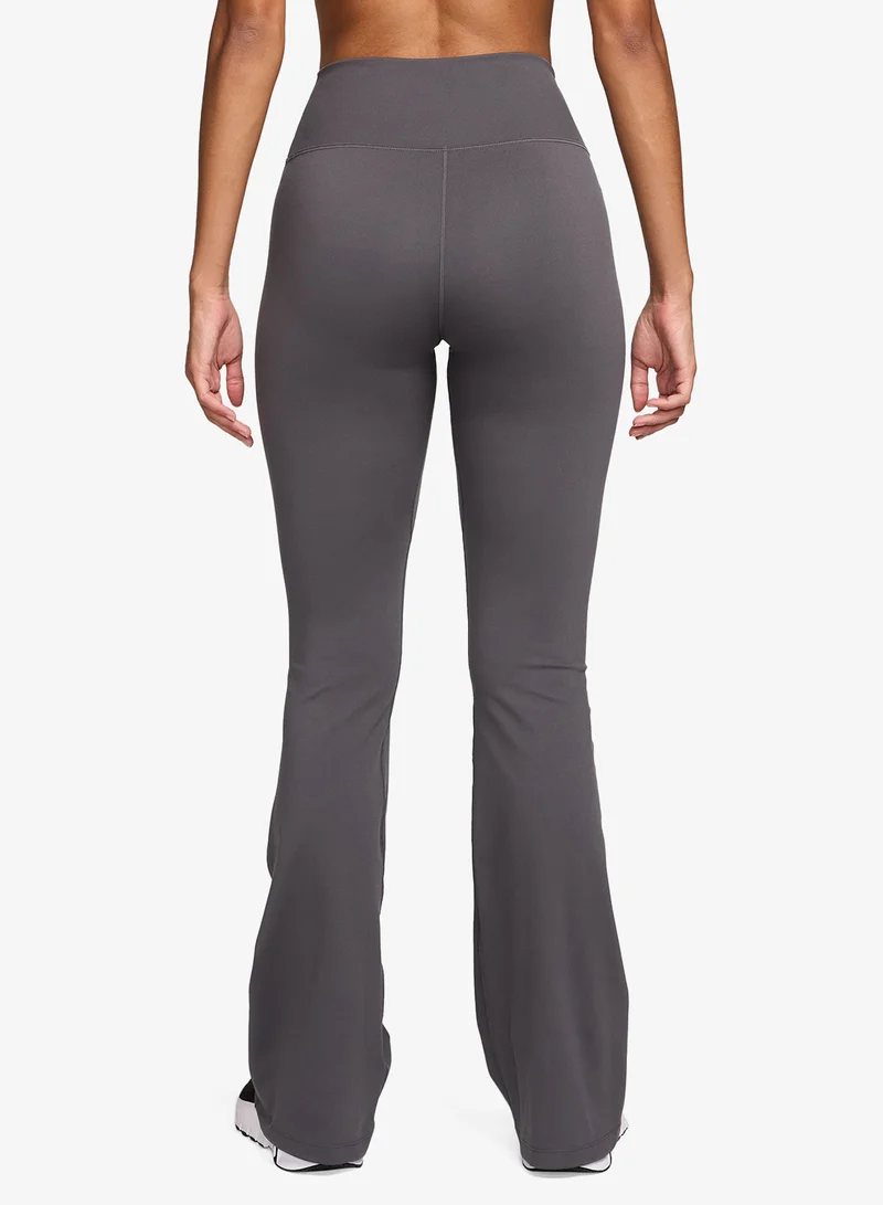 نايكي بنطلون ضيق نسائي واسع بدون خياطة بخصر عالٍ بتقنية دراي فيت