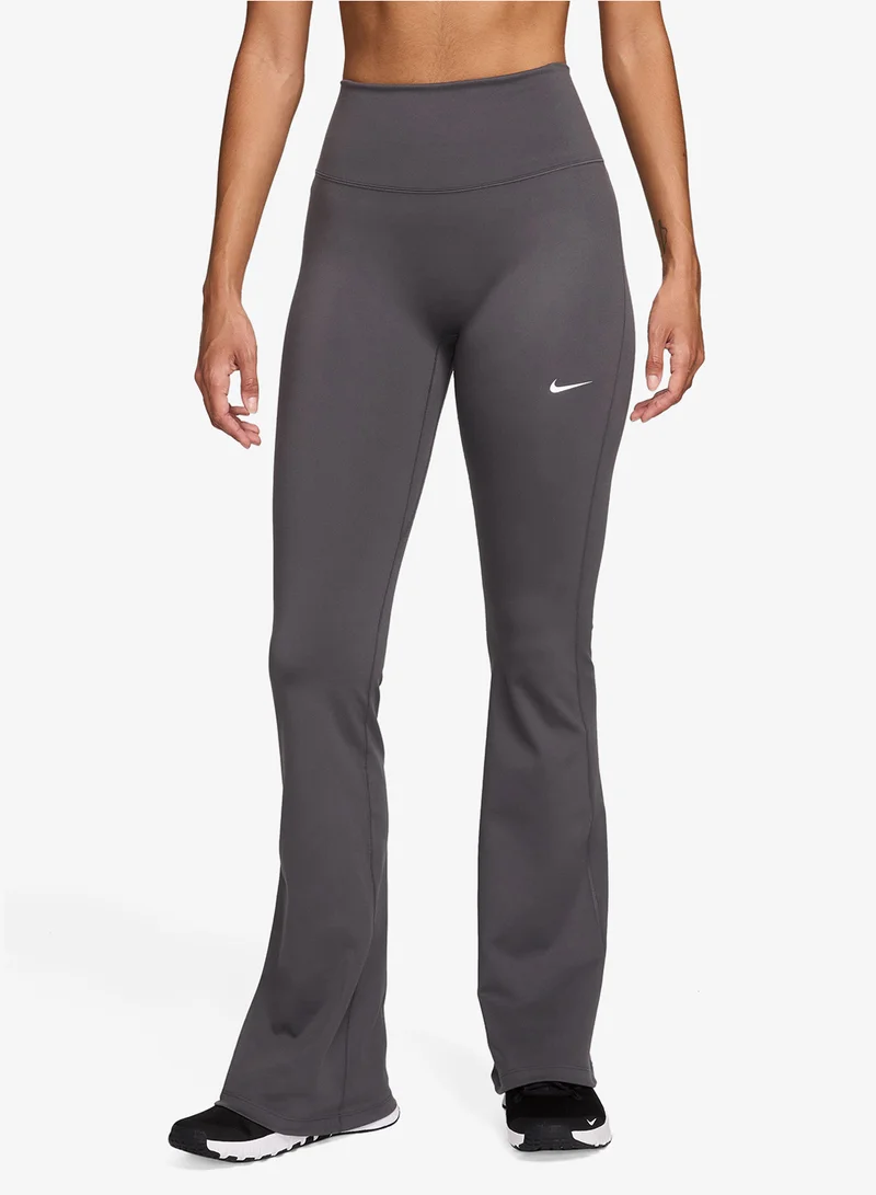 نايكي بنطلون ضيق نسائي واسع بدون خياطة بخصر عالٍ بتقنية دراي فيت