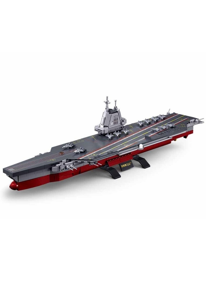 Sluban Sluban - Model Bricks Fujian Aircraft Carrier 1/700 557 Pieces - M38-B1211  - Image 2