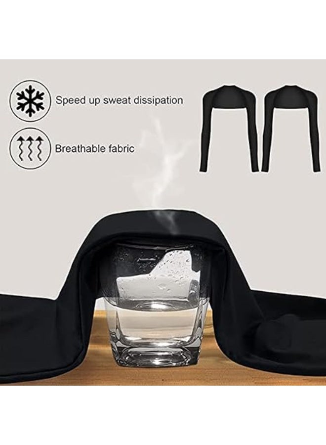 Goolsky أغطية الذراع 1-عبوة حماية من الشمس مع فتحات للأصابع حماية من الأشعة فوق البنفسجية لأغطية الذراع للجولف - Image 3