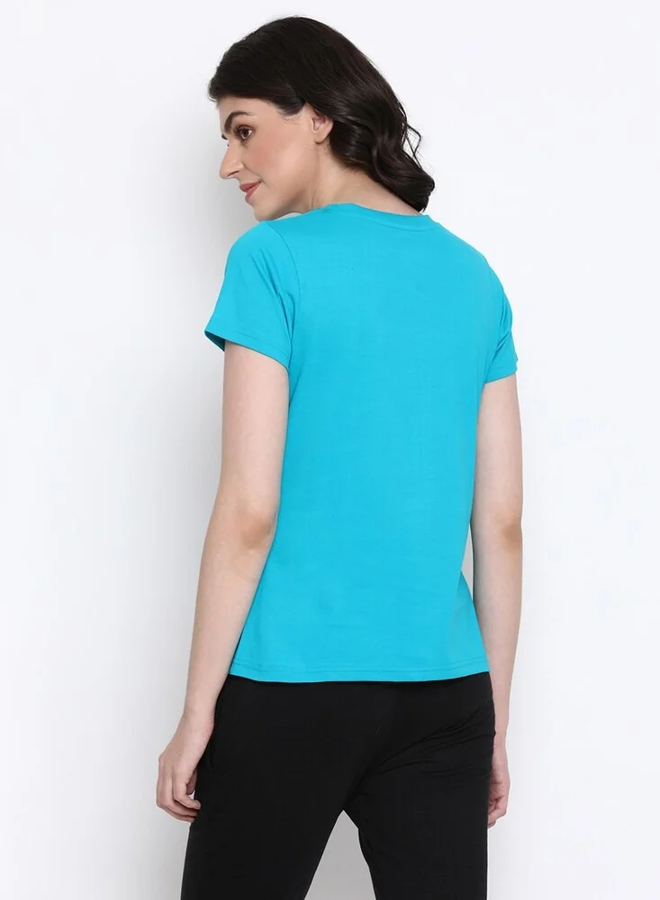 Clovia Print Me Pretty Top - 100% Cotton