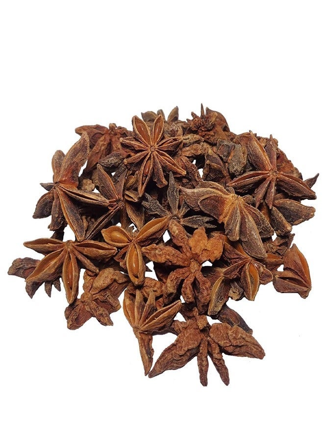 Herbs pure & natural star anise, whole seeds, dry, non-gmo halal (250g) - Image 1