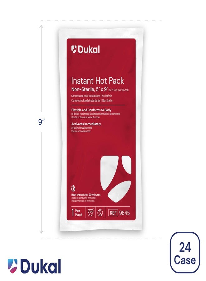 DUKAL Instant Hot Pack 5" X 9" Case of 24 - Image 2