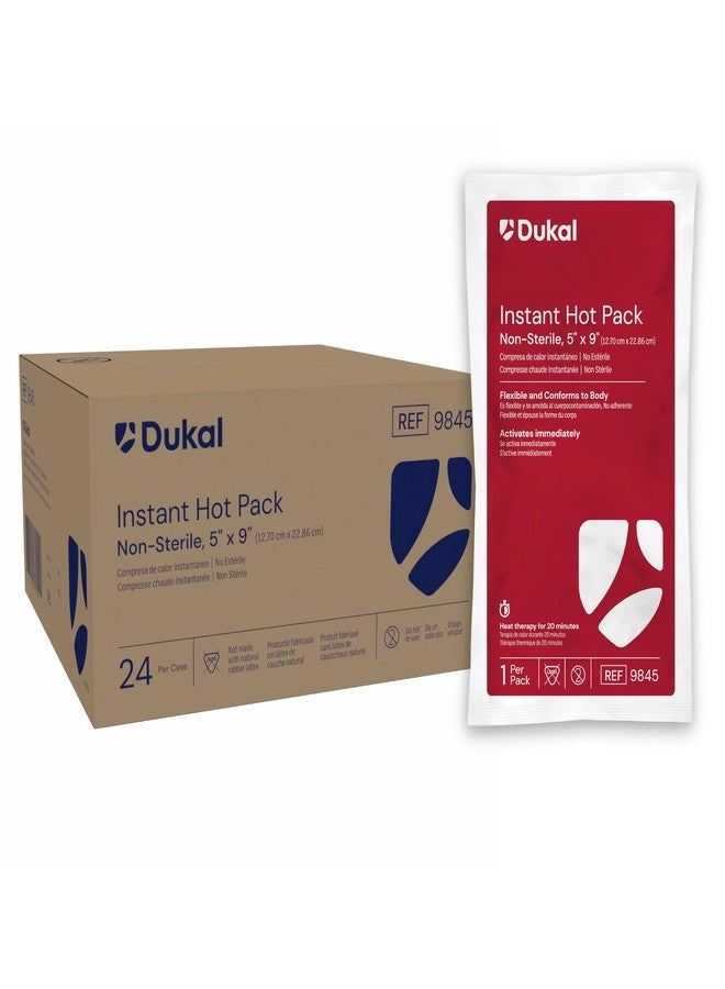DUKAL Instant Hot Pack 5" X 9" Case of 24 - Image 1