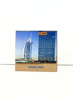 Generic 2025 Iconic Building Desk Calendar – Stunning Architectural Landmarks, Monthly Planner with Scenic Views, Perfect Home & Office Decoration. 2025-2026 - Jan to Dec 2025. 22 CM x 23CM  - Image 4