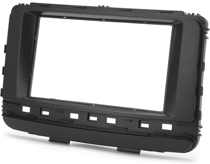 ABS 2DIN Car Stereo Radio Fascia Trim Frame with Gasket Bracket for Easy Direct Fit Installation - Image 5