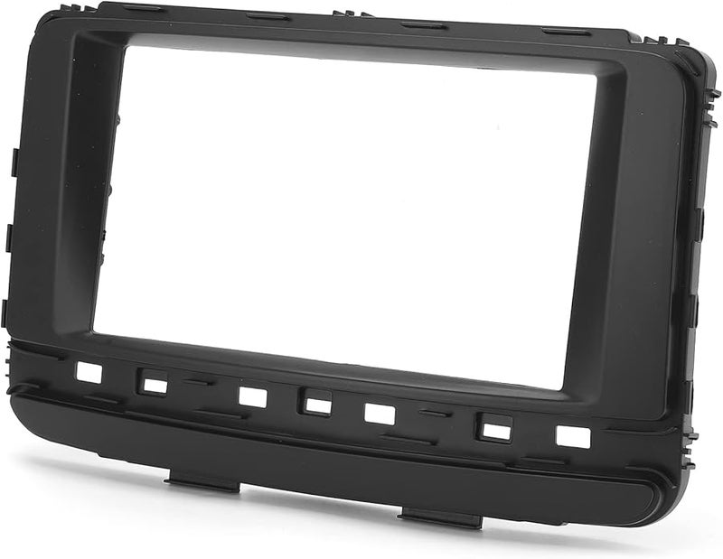 ABS 2DIN Car Stereo Radio Fascia Trim Frame with Gasket Bracket for Easy Direct Fit Installation - Image 4