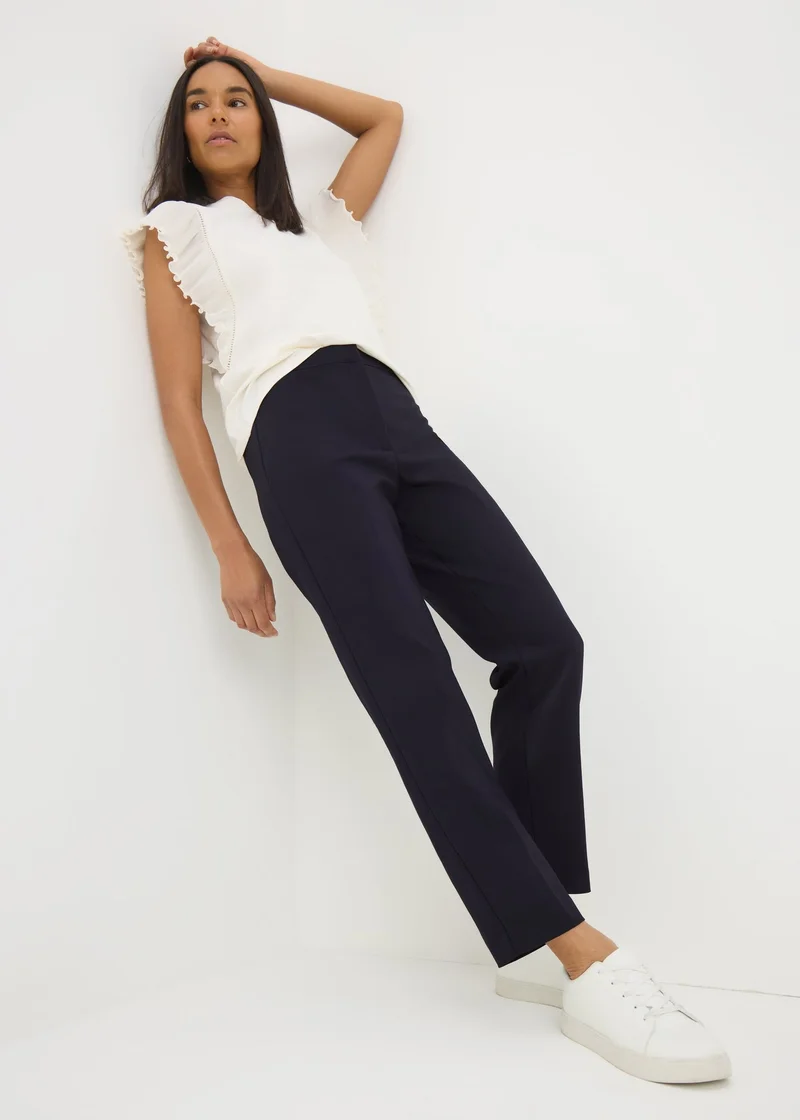 Matalan Et Vous Navy Capri Trousers