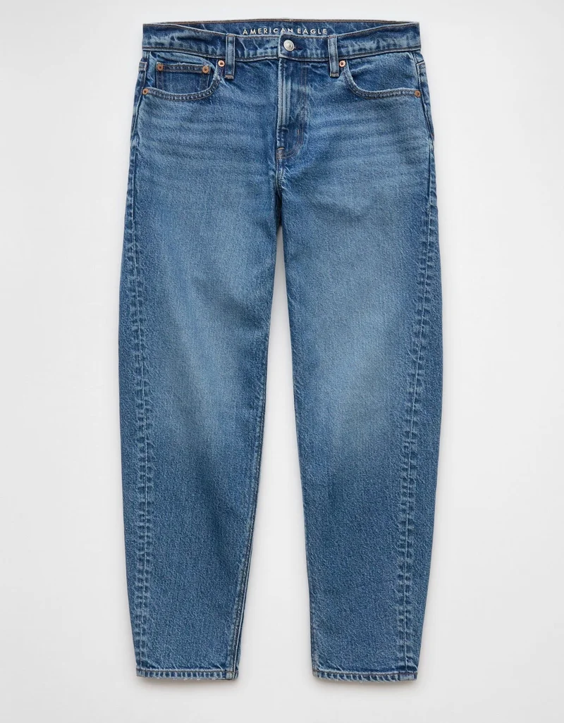 American Eagle  AE Stretch Barrel Jean for Women | Best Price UAE