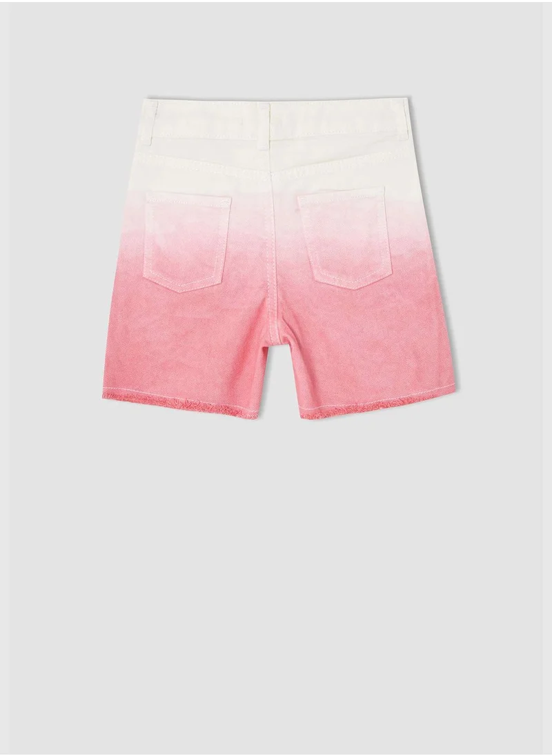 DeFacto Gradient Fade Denim Jean Shorts