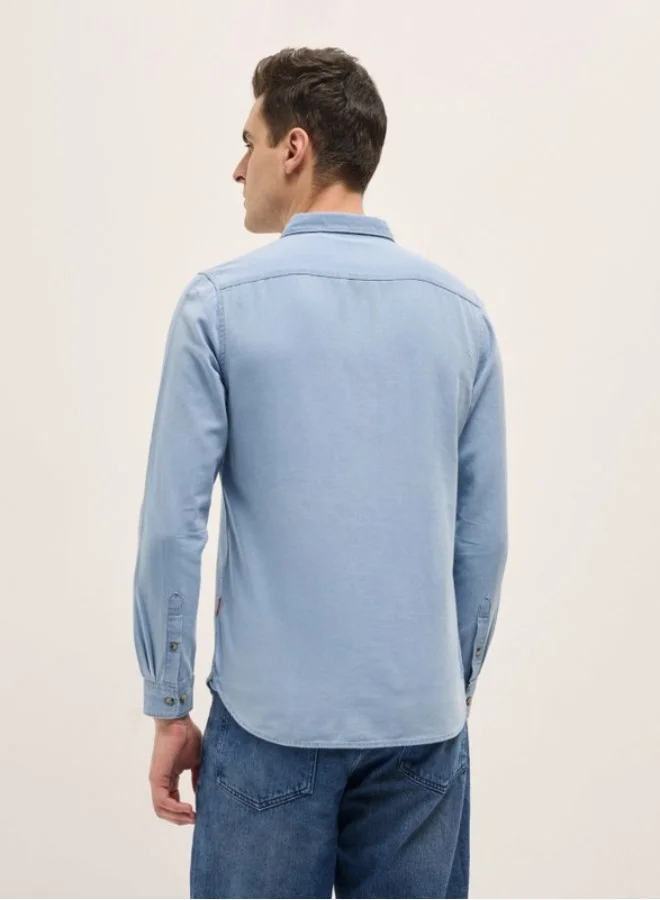 THE BEAR HOUSE Men's Shirt for Casual and Formal Wear | Classic Button-Down Style for Office, Daily Use, Travel, Events & All-Season Outfits | Versatile & Stylish Wardrobe Essential for Every Occasion