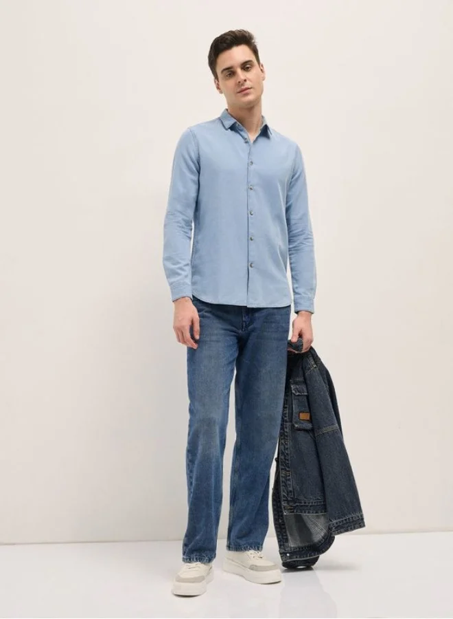 THE BEAR HOUSE Men's Shirt for Casual and Formal Wear | Classic Button-Down Style for Office, Daily Use, Travel, Events & All-Season Outfits | Versatile & Stylish Wardrobe Essential for Every Occasion