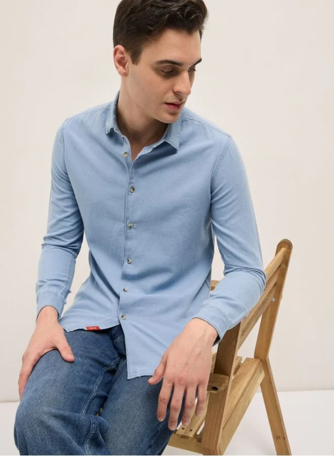 THE BEAR HOUSE Men's Shirt for Casual and Formal Wear | Classic Button-Down Style for Office, Daily Use, Travel, Events & All-Season Outfits | Versatile & Stylish Wardrobe Essential for Every Occasion
