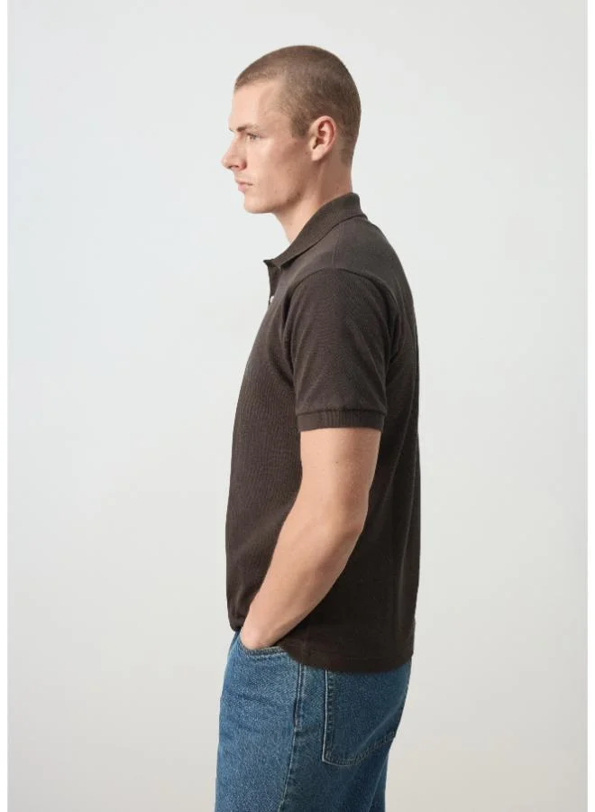 Mango Man 30-MARRON Polo Shirt Rea for Men | Best Price UAE