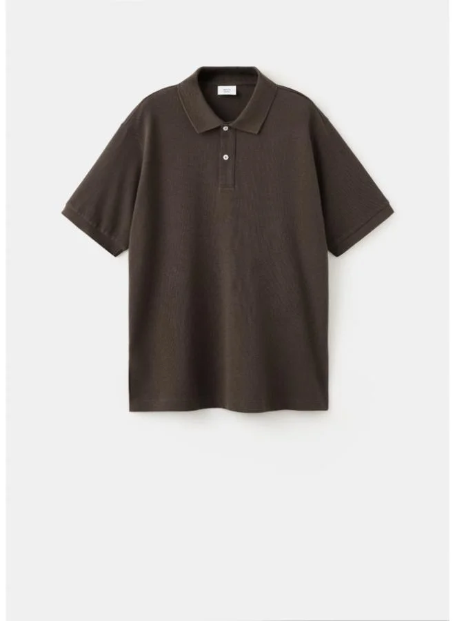 Mango Man 30-MARRON Polo Shirt Rea for Men | Best Price UAE