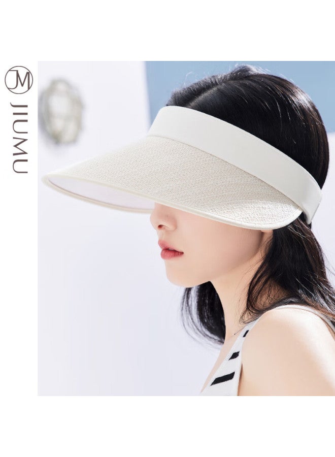 Jiumu Sun Protection Hat For Women, Sun Visor, Sun Hat, Visor Cap, Cool Hat, Summer Outdoor Face-covering Uv Protection Hat For Women - Image 1
