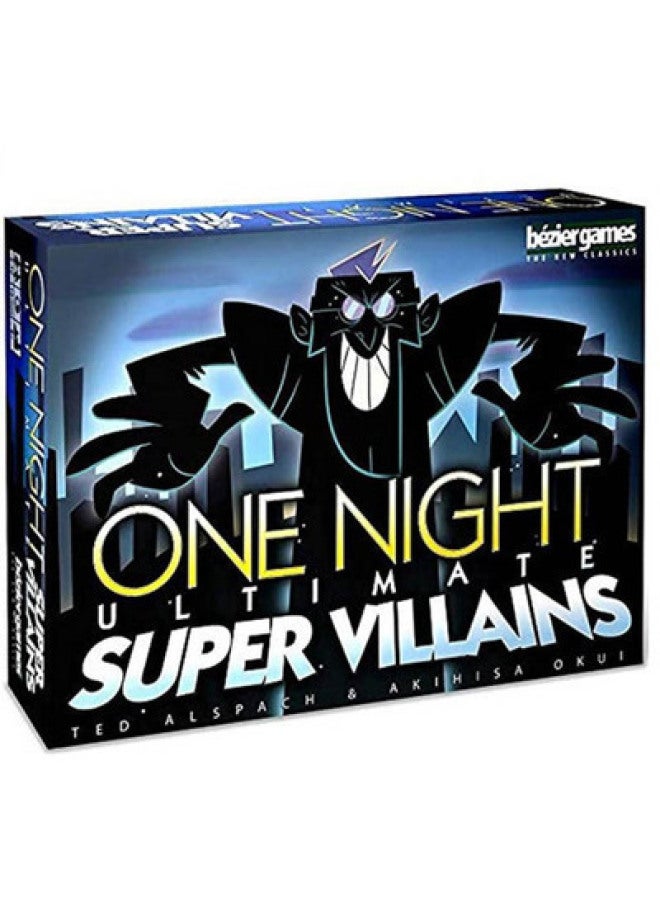 Full English Version One Night Ultimate Alien Alien Casual Board Game Card Werewolf Series-Color:One Night Ultimate Super Villains Villains  - Image 1