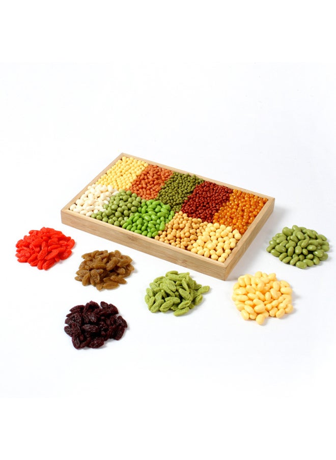 null - Simulation Grain Model Simulation Cashew Corn Rice Hazelnut Peanut Pea Raisin Decorative Props-Color:Purple Rice - Image 1