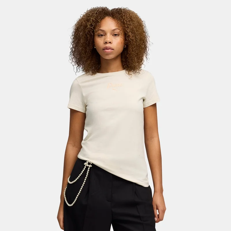 بوما Women's Essentials Script T-Shirt