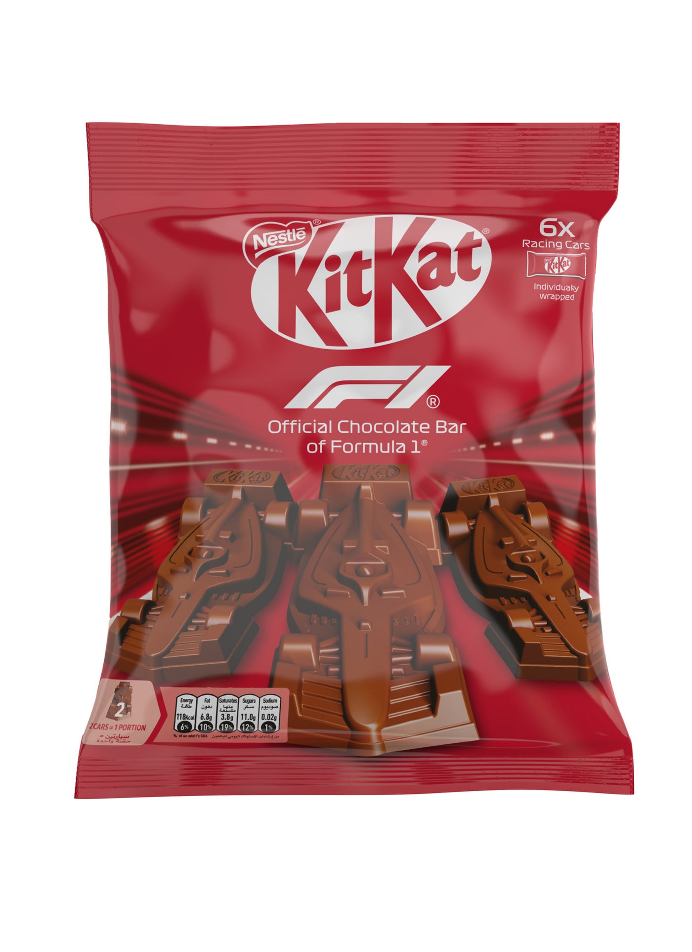 Nestle KITKAT F1 ICON Mini Race Car Chocolate Bag, 66g
