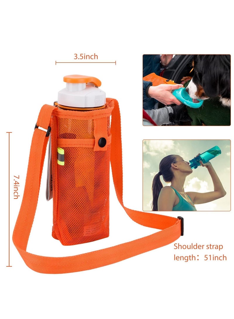 Y&D Water Bottle Holder, Carrier, with Adjustable Shoulder Strap Beach Bag Sling Dog Sleeve for Sports Gym Hiking Camping Walking - Image 3