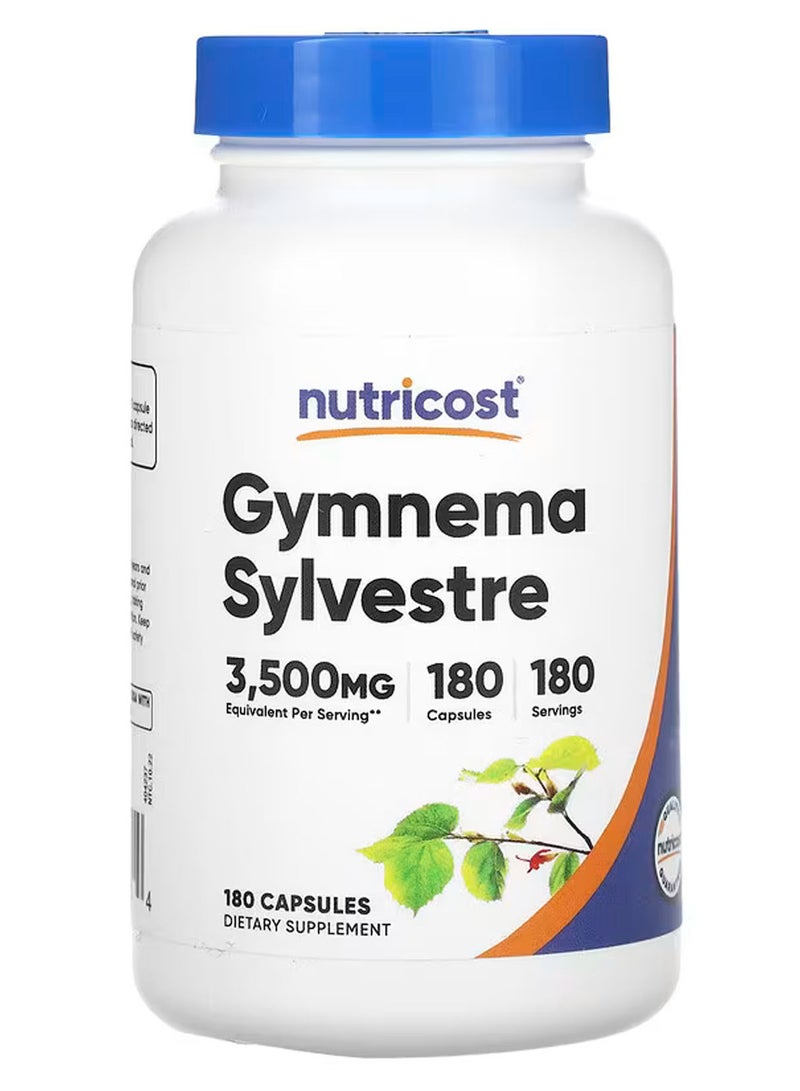 Nutricost Gymnema Sylvestre, 3,500 mg, 180 Capsules  - Image 1