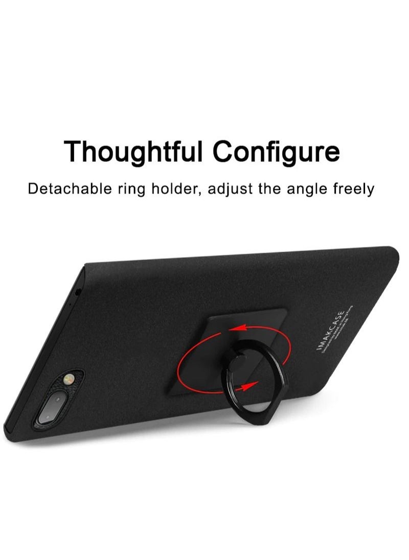 Imak - BlackBerry Key2, Protective Hard Phone Case Cover with Screen Protector Ring Grip and Vehicle Hook Suitable for (BlackBerry Key2) - Image 1