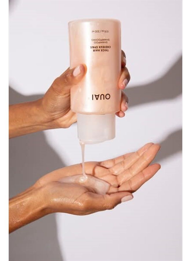 Ouai Thick Shampoo Refill Pouch. Fight Frizz and Nourish Dry, Thick Hair with Strengthening Keratin, Marshmallow Root, Shea Butter and Avocado Oil  - Image 4