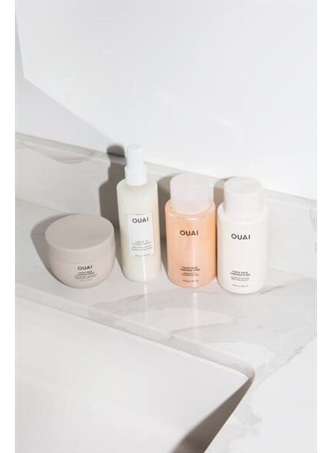 Ouai Thick Shampoo Refill Pouch. Fight Frizz and Nourish Dry, Thick Hair with Strengthening Keratin, Marshmallow Root, Shea Butter and Avocado Oil  - Image 5