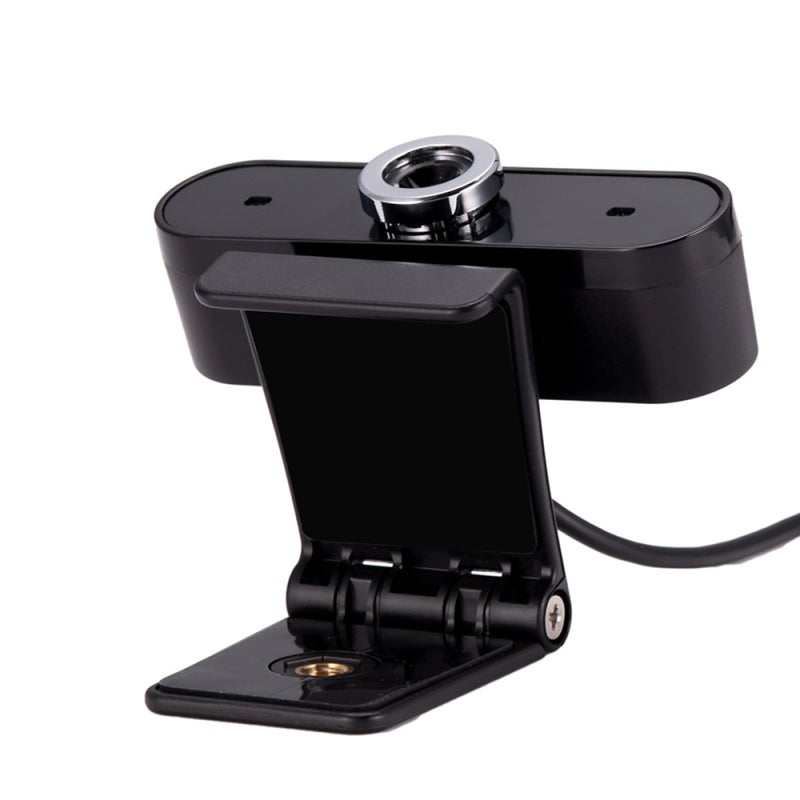 1080P Webcam: Black Plug And Use Built-In Noise-Reduction Microphone, Manual Focus Lens, HD Computer Camera - Wide OS Compatibility For Remote Teaching, Online Courses, Video Chat - Image 2