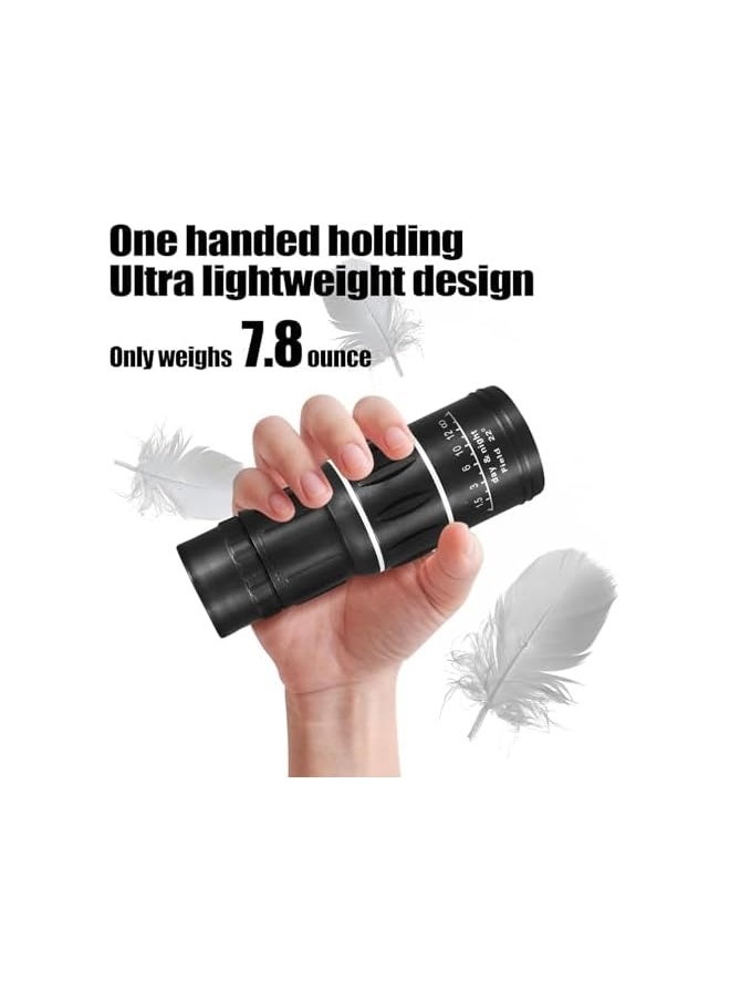 Generic 8X40 Mini Monocular Telescope, Birthday Gifts for Men Dad Him Husband Teen Boys, White Elephant Gift for Adults, BAK4 & FMC Prism Scope for Birdwatching Outdoors Hunting, Cool Gadgets  - Image 5