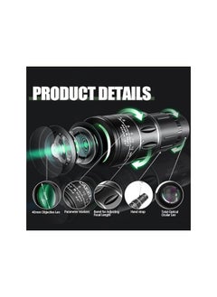 Generic 8X40 Mini Monocular Telescope, Birthday Gifts for Men Dad Him Husband Teen Boys, White Elephant Gift for Adults, BAK4 & FMC Prism Scope for Birdwatching Outdoors Hunting, Cool Gadgets  - Image 2