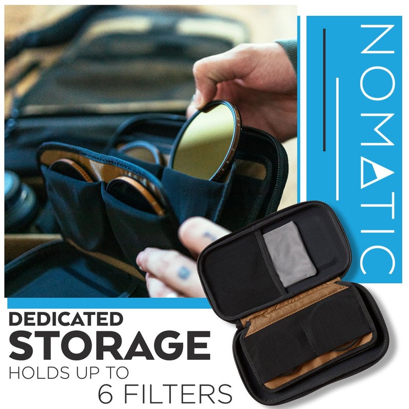 Nomatic Mckinnon Filter Case - Camera Case For Lens Filters - Fits Up To 6 82Mm Filters - Weather Resistant Eva Foam Tech Pouch - Image 3