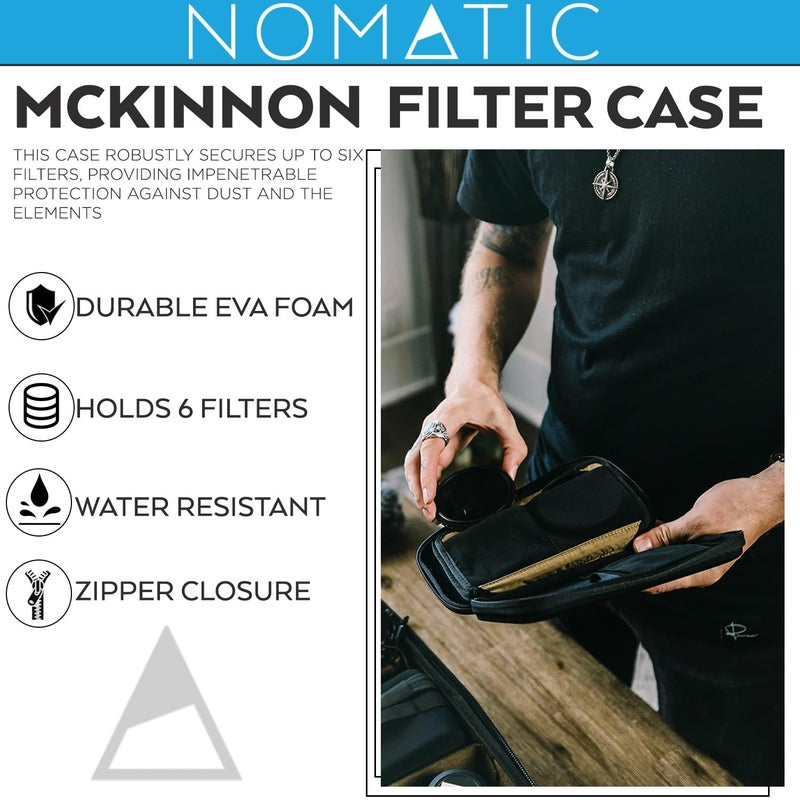 Nomatic Mckinnon Filter Case - Camera Case For Lens Filters - Fits Up To 6 82Mm Filters - Weather Resistant Eva Foam Tech Pouch - Image 2