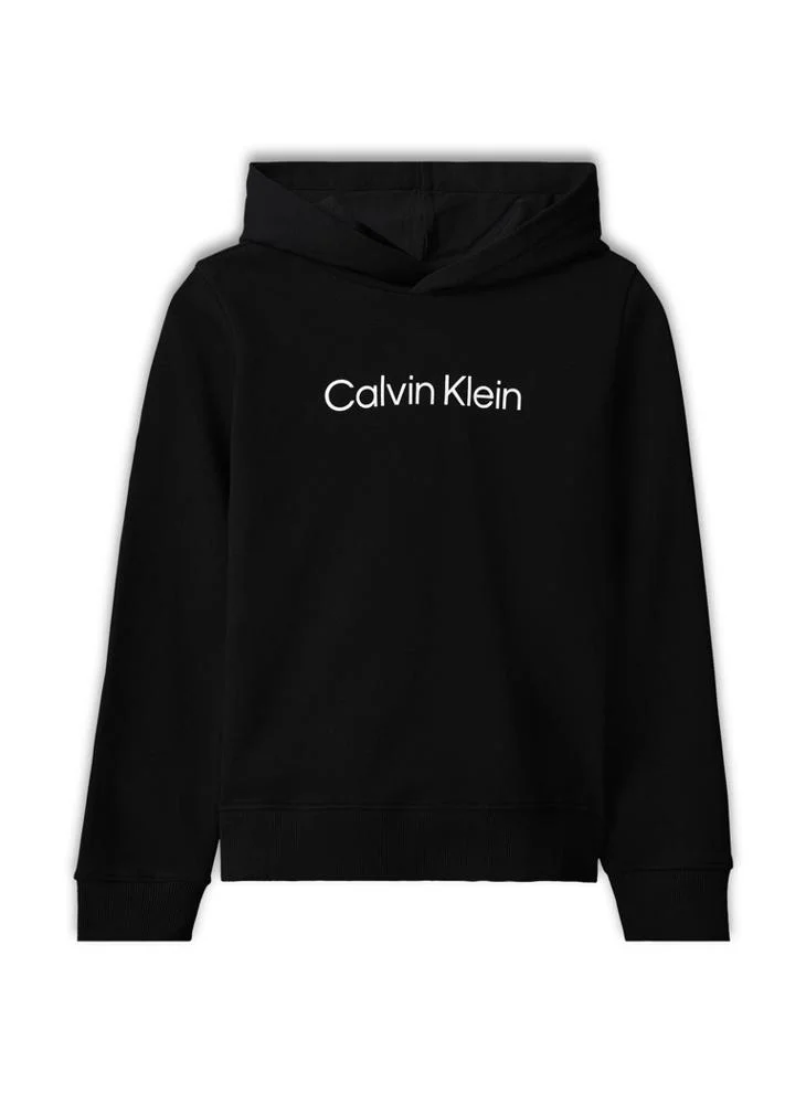 Calvin Klein Jeans Pvh Black Logo Terry Hoody for Men | Best Price UAE