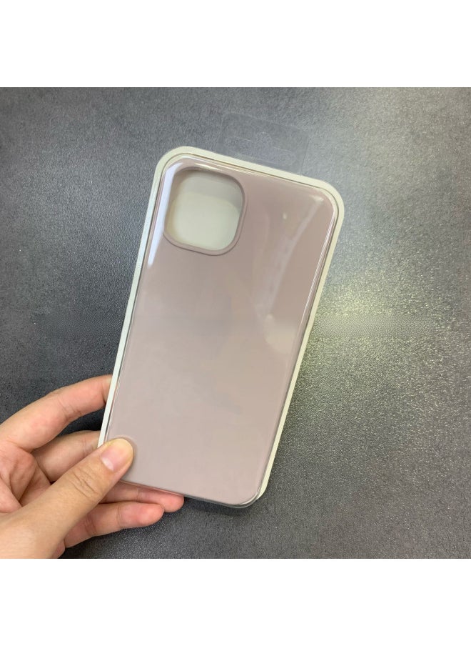 Generic For Iphone16 Liquid Silicone Phone Case For Iphone 16Pro Max/16Pro Full Covering Drop-Resistant Protective Case-Color:Smoked Clothes Purple [with Logo]]-Applicable Model:For Iphone16 [sealed Packaging]  - Image 1