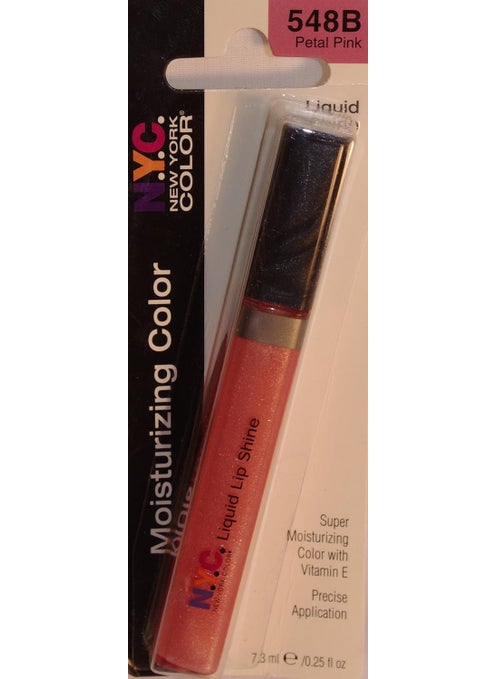 NYC New York Color Liquid Lip Shine Lip Gloss  Petal Pink 548