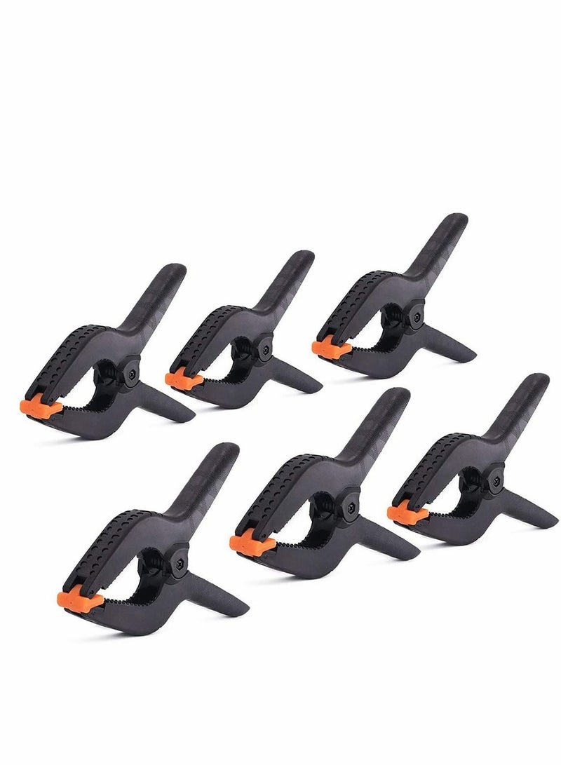 Metal Spring Clamps Extra Strength Work Clips Muslin Ideal for DIY Projects Photo Studios Arts and Crafts with moveable Jaws Tension - Image 1