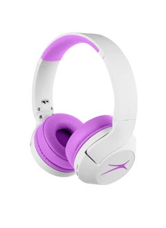 Altec Lansing Kid Safe Noise Cancelling Wireless Headphones 30 Hours Play Time, 85dB Volume Limit, Foldable Design, Powerful Sound, Active Noise Cancellation, Splash resistant IPX4, Purple  - Image 1