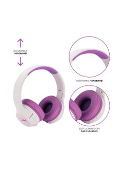 Altec Lansing Kid Safe Noise Cancelling Wireless Headphones 30 Hours Play Time, 85dB Volume Limit, Foldable Design, Powerful Sound, Active Noise Cancellation, Splash resistant IPX4, Purple  - Image 3