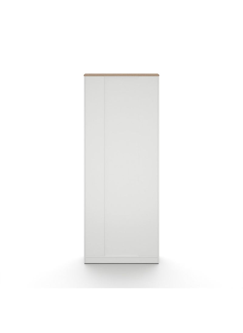 DANUBE HOME Herstal 4 Door Book case- Oak/White  - Image 3