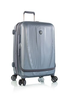 Smart Vantage - 53 Cm (Slate Blue) Hard Case Trolley Bag (Polycarbonate) with Dual 360° Spinner Wheels Set of 1 pc