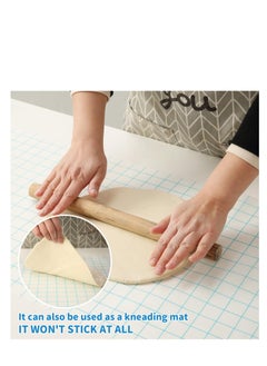 Excefore Silicone Baking Mat Roll, 16IN*5FT Free Cutting, Non-Slip Pastry Mat, Non-Stick Reusable Air Fryer Liner, Oven Liners, Counter Mat, Freeze Dryer Mat, Easily Cut to Size, Fit All Ovens Pans  - Image 5
