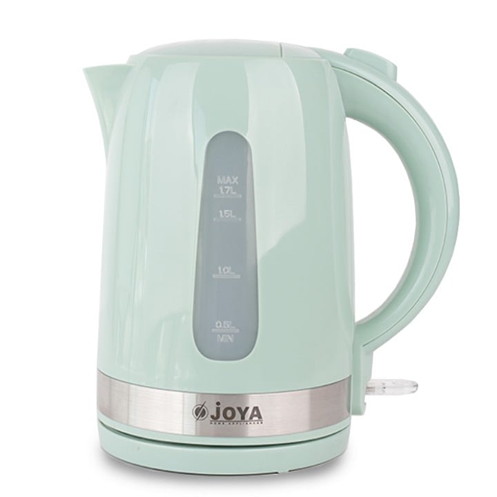 JOYA 1.7 Liter Electric Kettle Mint Green - Fast Boiling Water Heater with Level Indicator, Premium Kitchen Appliance for Home & Office